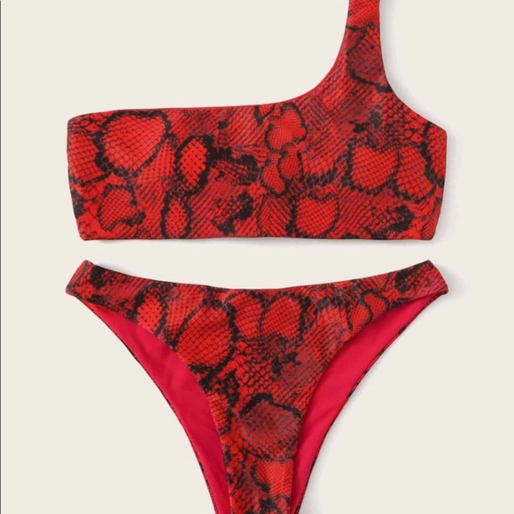 SHEIN Other - Snakeskin bathing suit size Medium